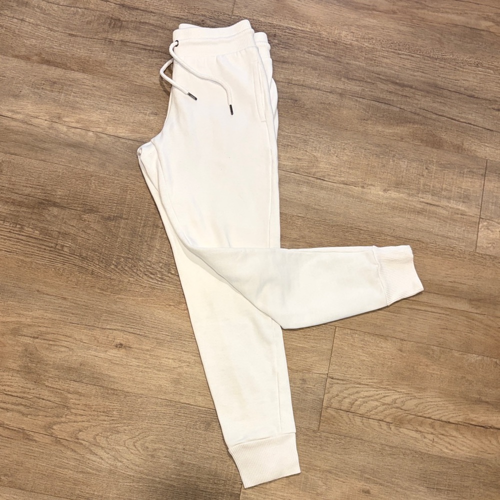 Women’s White Jogger Pants